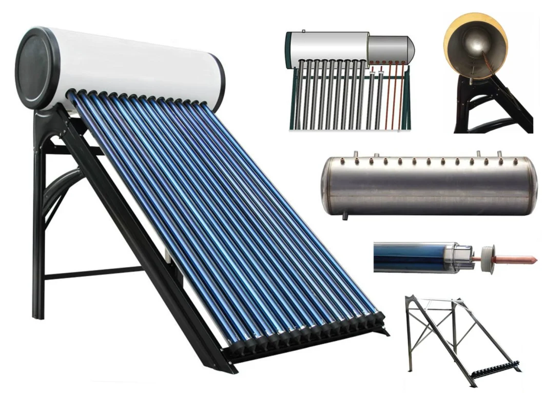 Compact Pressurized Heat Pipe Solar Hot Water Heater